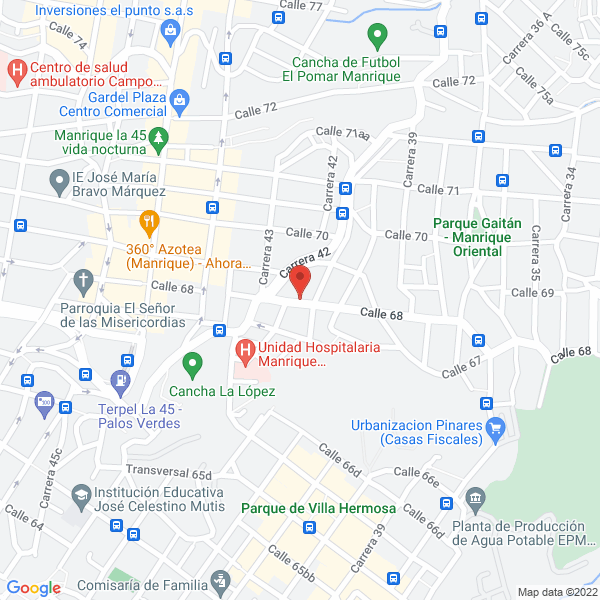 Map of Franco Suarez Luis Fernando