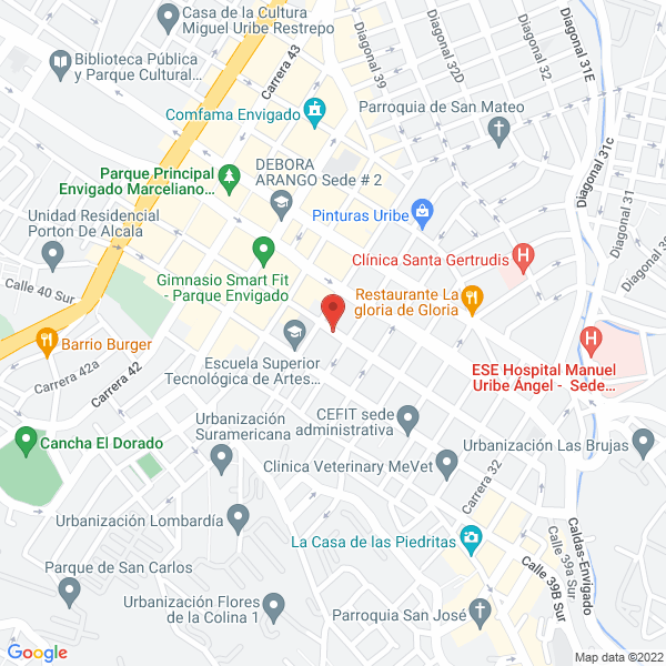 Map of Gases Y Extintores S.A.S