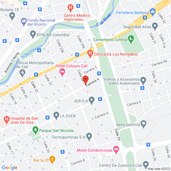 Map of Electro Partes Del Valle S.A.S.