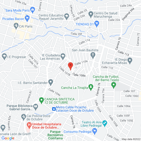 Map of Gama E-Business S.A.S