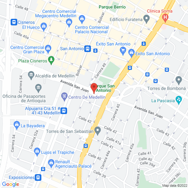 Map of Distribuidora De Materiales Para Construcción Cabecera S.A.S.
