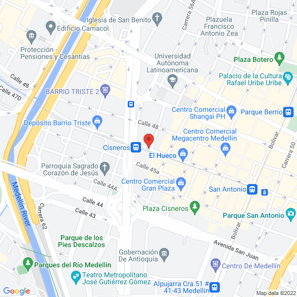 Map of Grupo Alianza Universal S.A.S