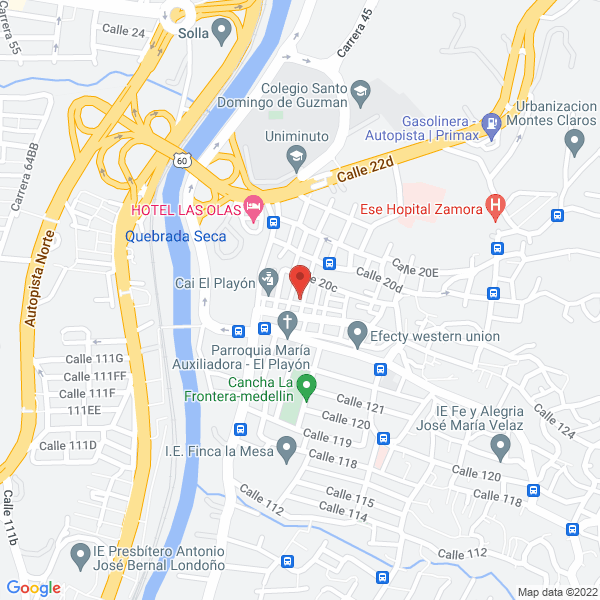Map of Granero M Y M