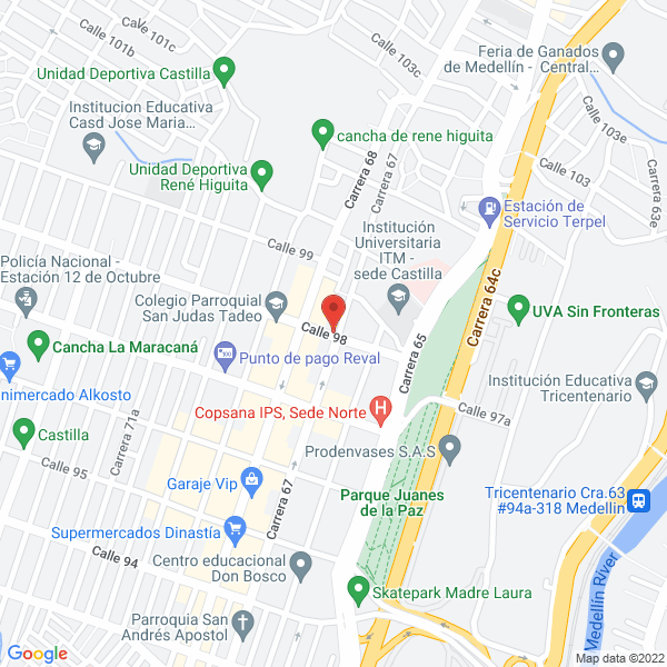 Map of Granero Mixto Jhonathan