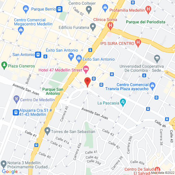 Map of Granero Y Cafetería La 46