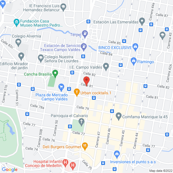 Map of Granos Y Cereales El 5