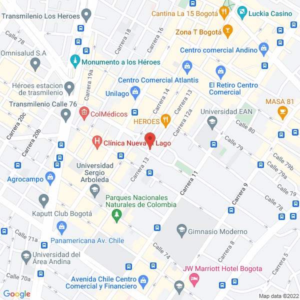 Map of Grupo Sabogal Sas