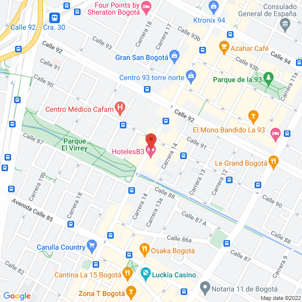 Map of Fujifilm Colombia S.A.S.