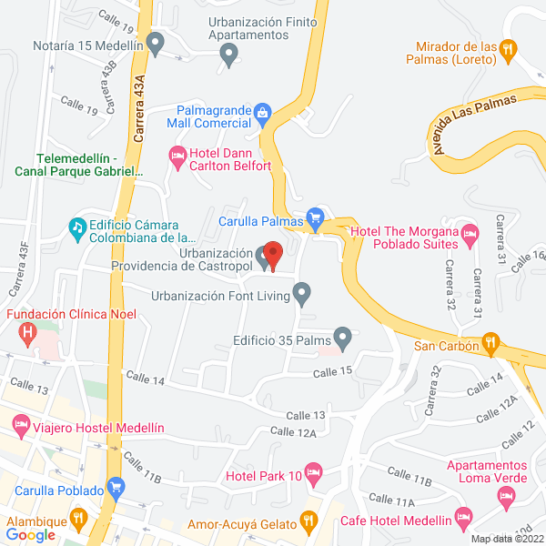 Map of Fumigaciones El Terror De Las Cucarachas