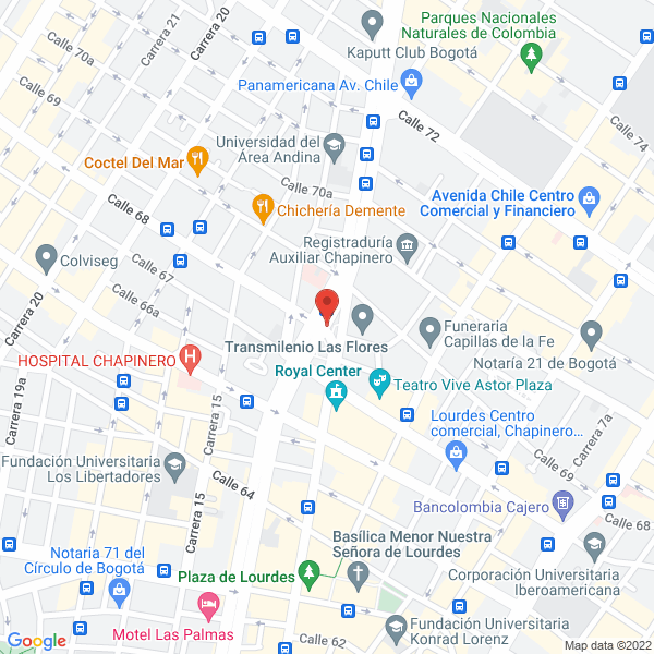 Map of Floristeria La Petite Poupep