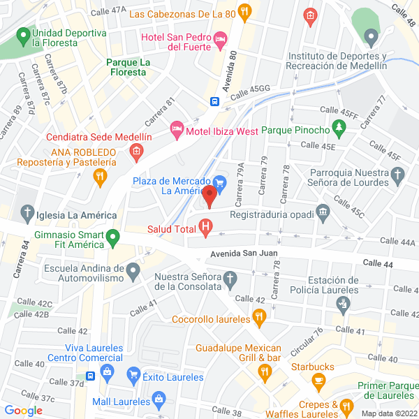 Map of Floristería Rostrata