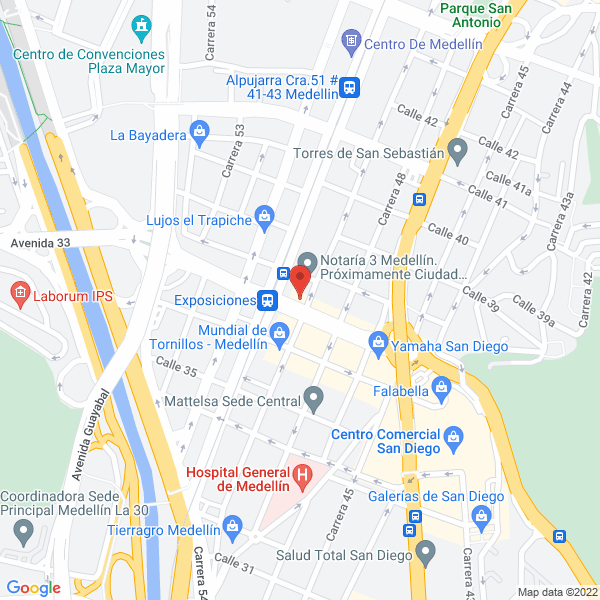 Map of Fondo De Empleados Cervunión