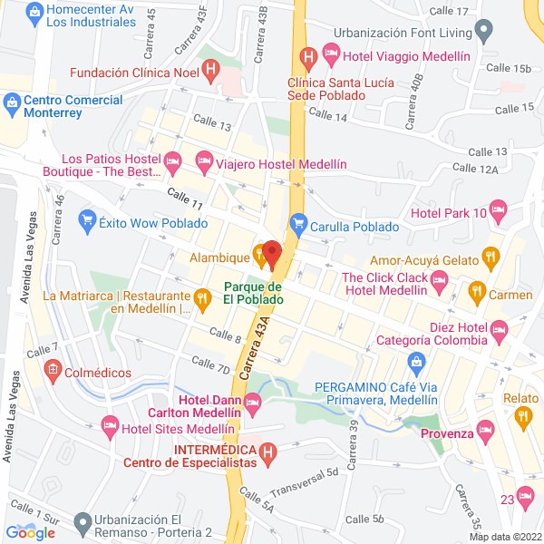 Map of Giraldo Tabares Construcciones Ltda