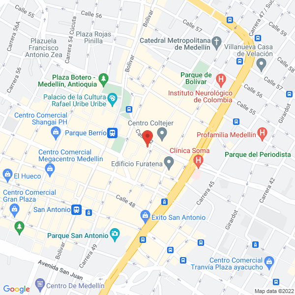 Map of Fundición Jader Gomez