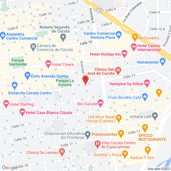 Map of Funerales San Juan De Dios