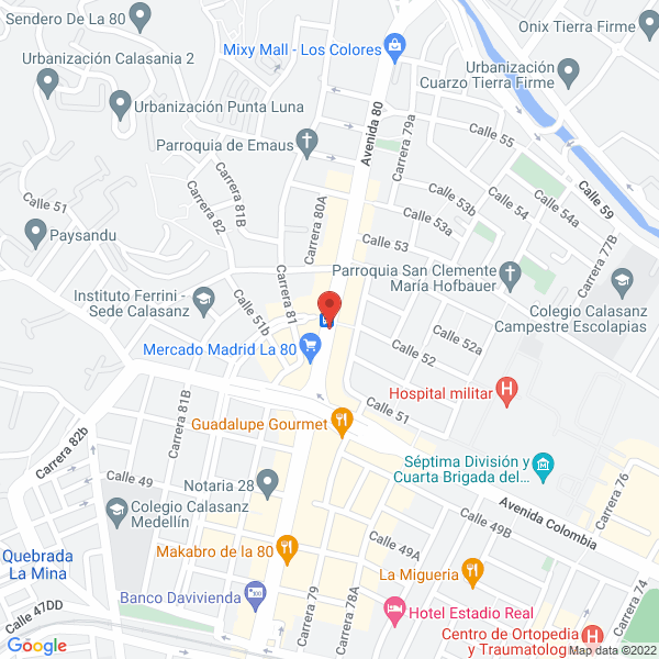 Map of Gad Servicios E.U.