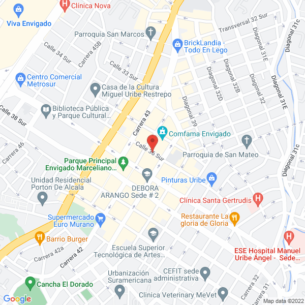 Map of Hangar De Los Remates