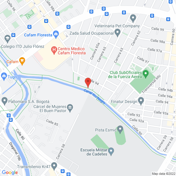 Map of Forero Luz Adriana