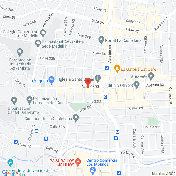 Map of Gomez Duque Luz Marina