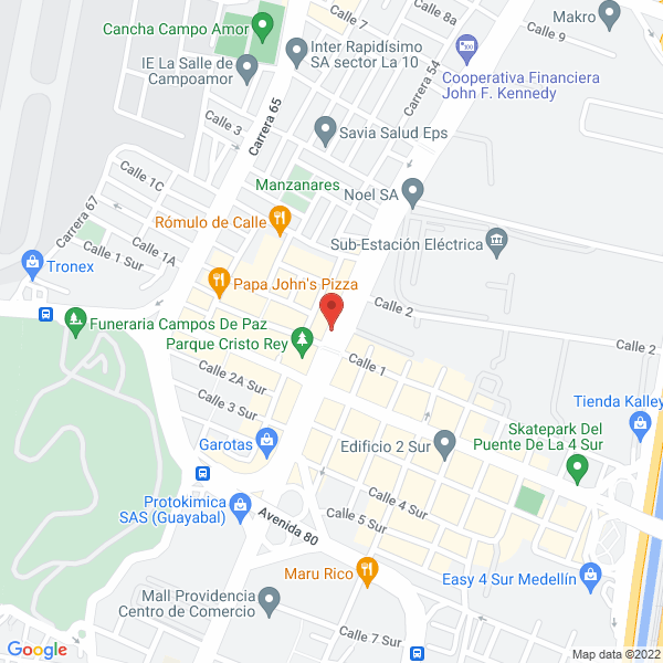 Map of Fernandez Cardona Gloria Ines