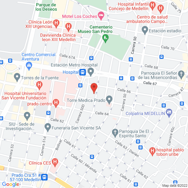 Map of Fundación Nace Una Estrella