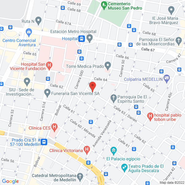 Map of Fundación Pan Y Paraíso