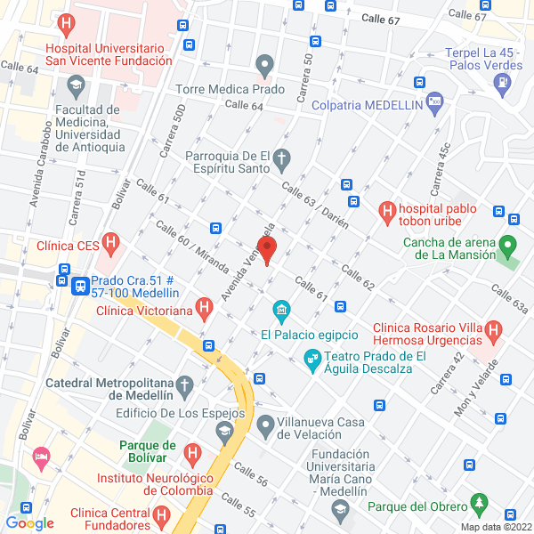Map of Fundación Teresa De Calcuta