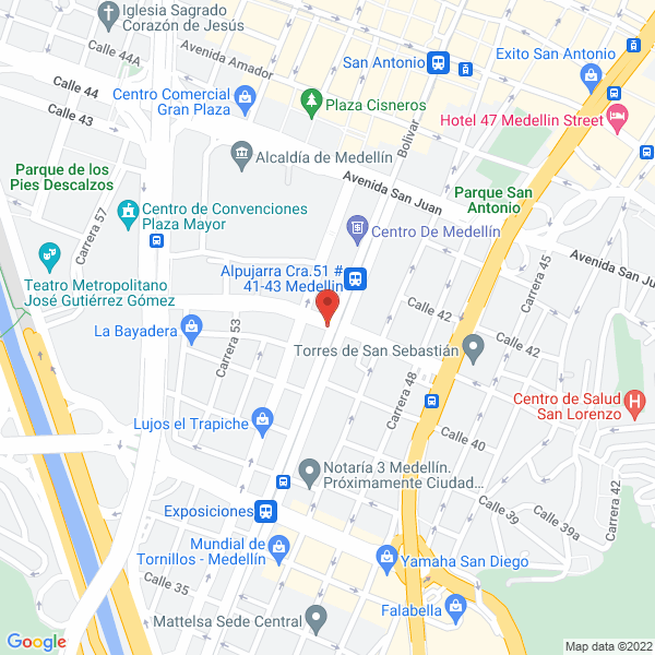 Map of Fundación Uara