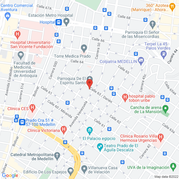 Map of Hogar De Acogida Nuestra Señora De La Mercedes