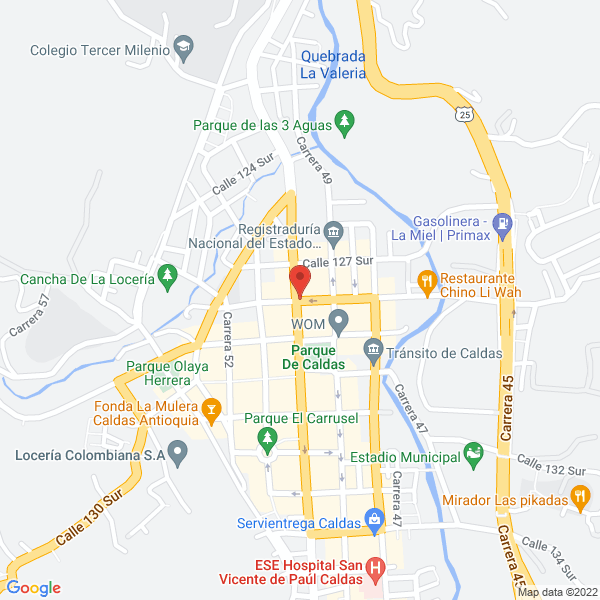 Map of Heladería La Canoa