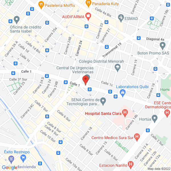 Map of Importaciones Bogotá M & E