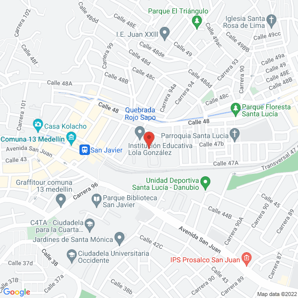 Map of Limite Miniteca