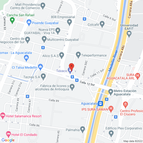 Map of Industrias Ingis S.A.