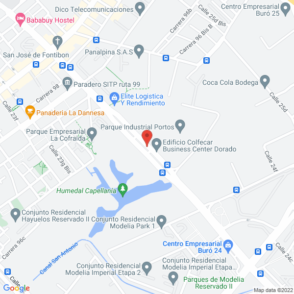 Map of Highcom Cala S.A.S.