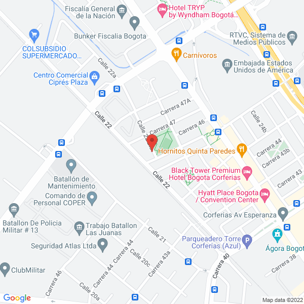 Map of Inversiones Sayim Ltda.