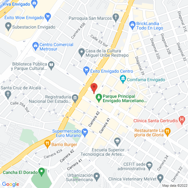 Map of La Casa Del Cheque