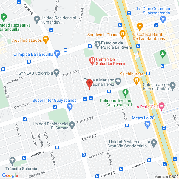 Map of Laboratorio Liprom