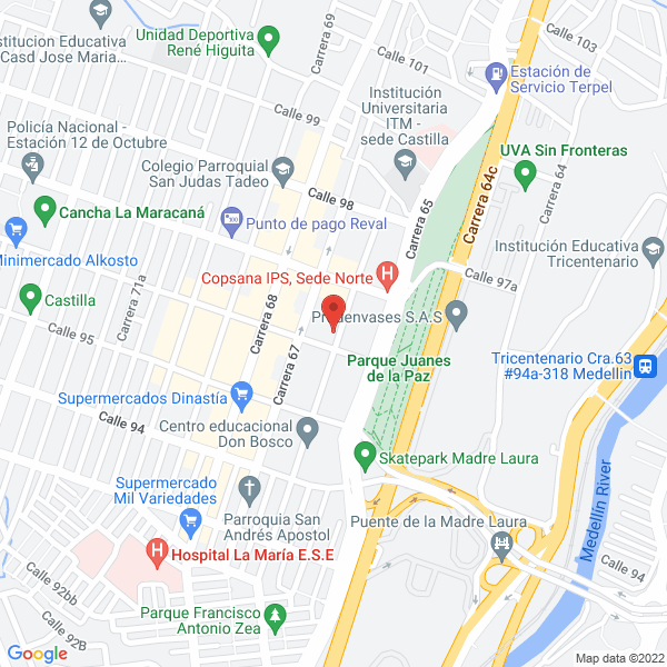 Map of Mademetales