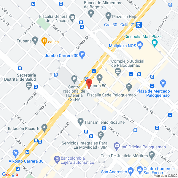 Map of Maeléctricos S.A.
