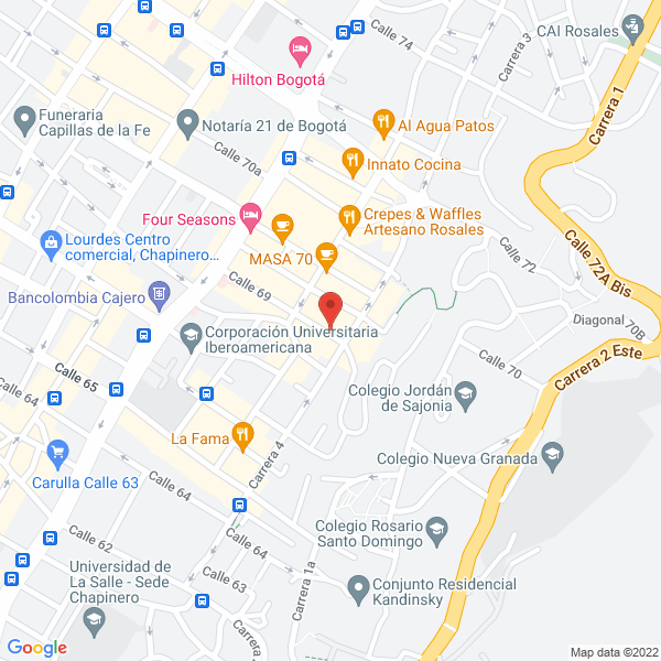 Map of Magui Inversiones S.A.S.