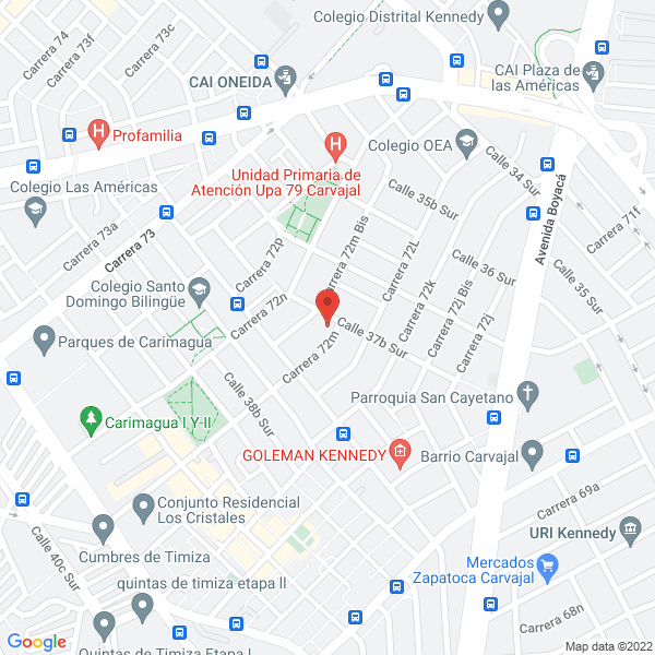 Map of Jg Company S.A.S.