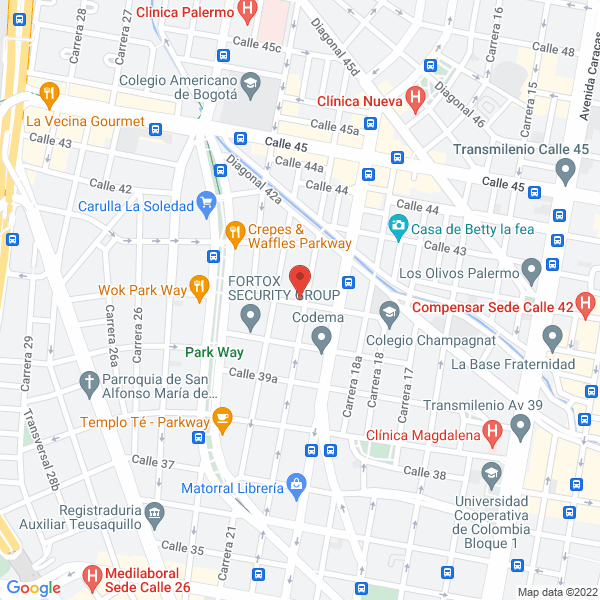 Map of R Y J Ingeniería S.A.S.