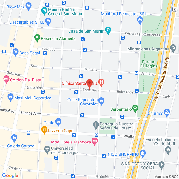 Map of Claudia Modas