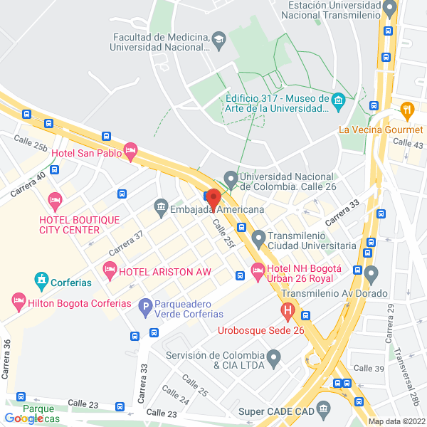 Map of Rines La Nacional
