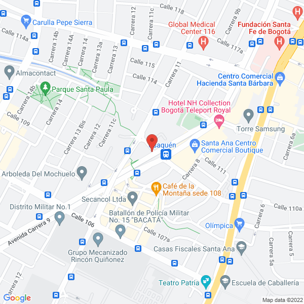 Map of René Rodríguez Medical S.A.S.