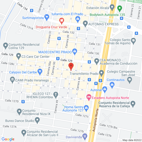 Map of At Instrumentos & Software S.A.S.