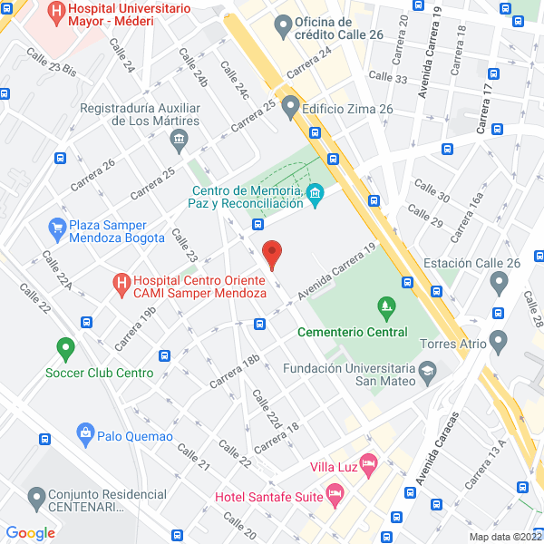 Map of Bartolomé Logística Y Ferretería S.A.S.