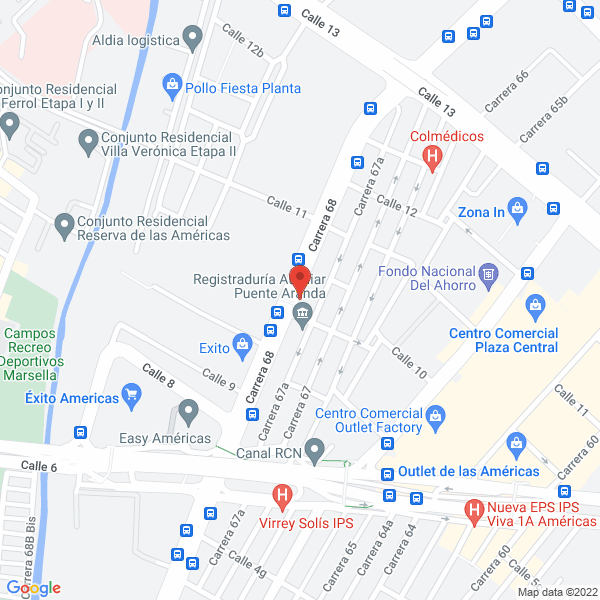 Map of Bash Seguridad Ltda.