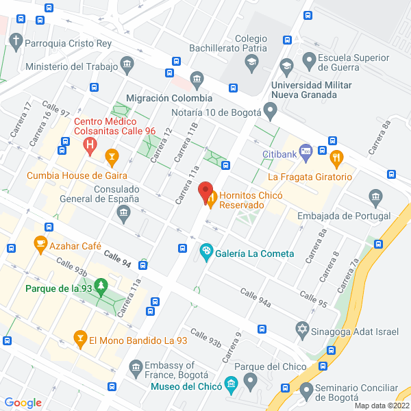 Map of Basic Consultores Financieros Y De Credito Ltda.