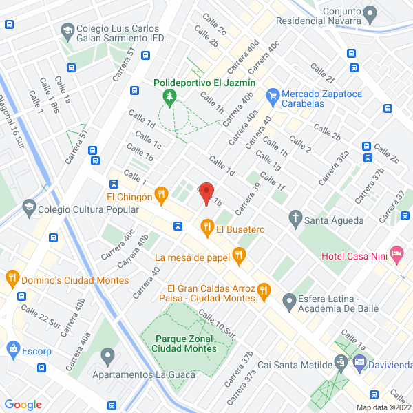 Map of Aviso Macril Ltda